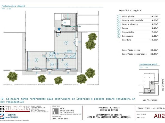 Appartamento in vendita a Rovigo, Veneto