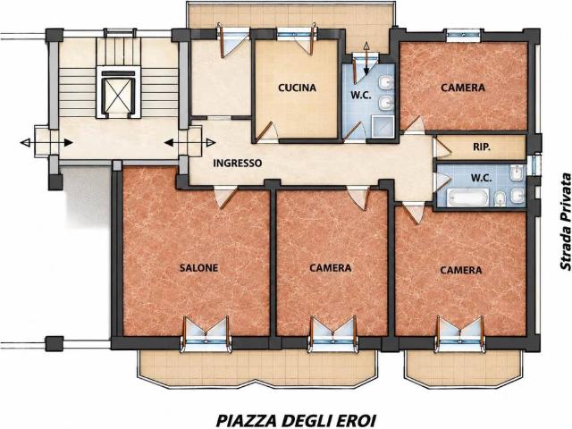 Appartamento in vendita a Bigini, San Cataldo