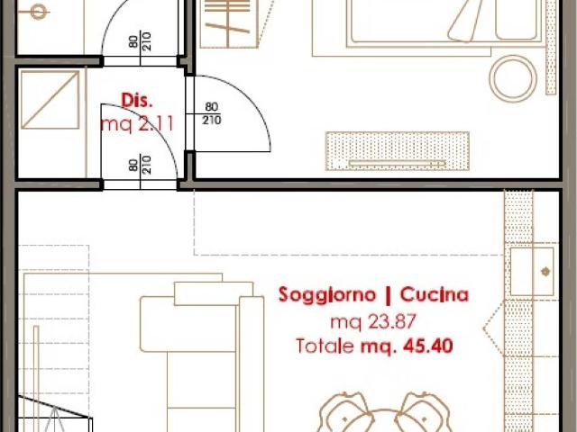 Appartamento in vendita a Fornace, San Clemente