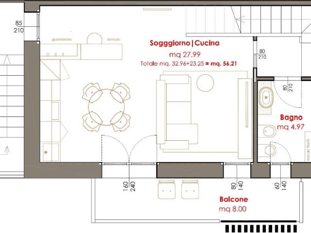 Appartamento in vendita a Fornace, San Clemente