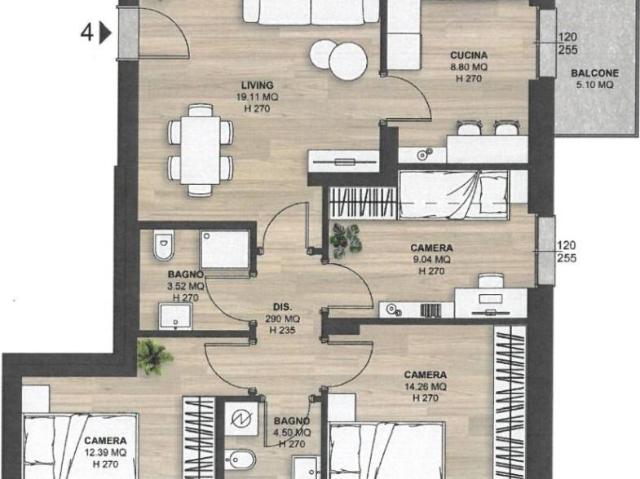 Appartamento in vendita a Triulzo, San Donato Milanese