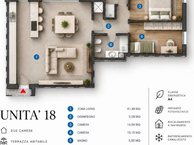 Appartamento in vendita a Villanova Di Camposanpiero, Veneto