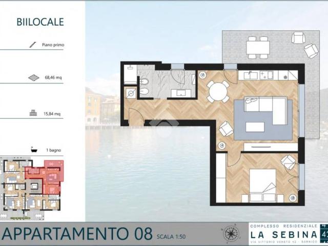 Appartamento in vendita a Sarnico, Bergamo