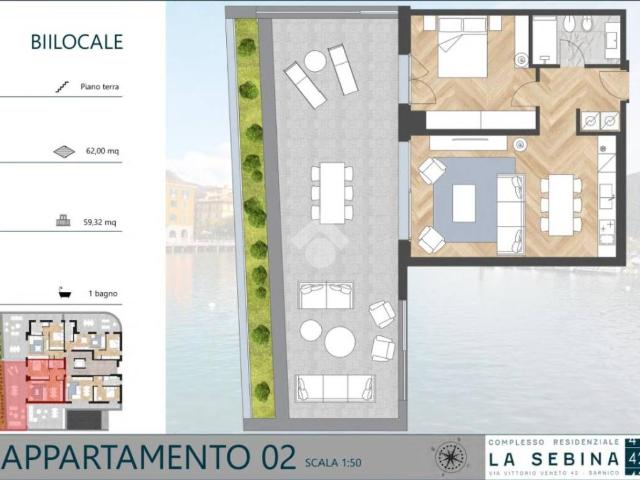 Appartamento in vendita a Sarnico, Bergamo