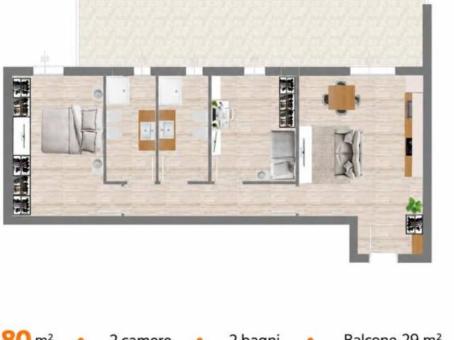 Appartamento in vendita a Sermoneta, Latina