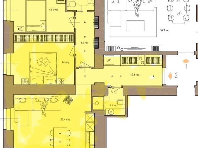 Appartamento in vendita a Circoscrizione 1, Piemonte