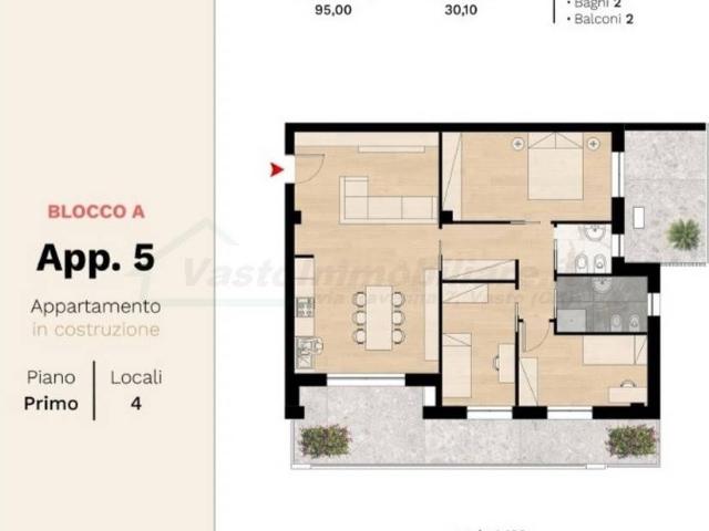 Appartamento in vendita a Canale, Vasto