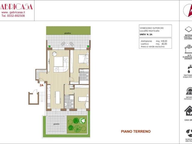 Appartamento in vendita a San Martino, Venegono Superiore