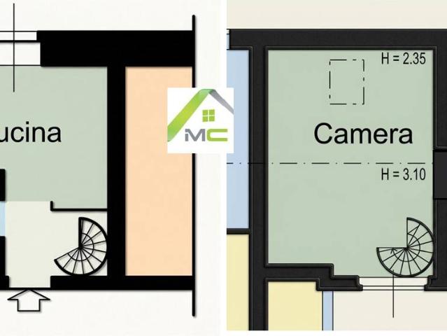 Appartamento in vendita a Oldaniga, Vimercate