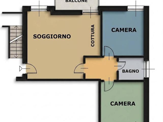 Appartamento in vendita a Oreno, Vimercate
