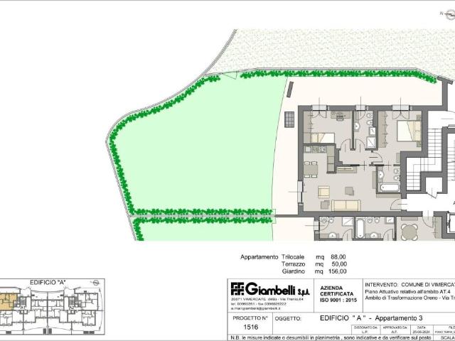 Appartamento in vendita a Oreno, Vimercate