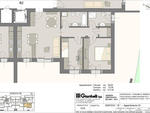 Appartamento in vendita a Oreno, Vimercate