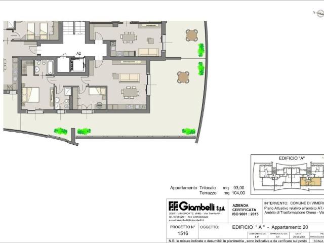 Appartamento in vendita a Oreno, Vimercate