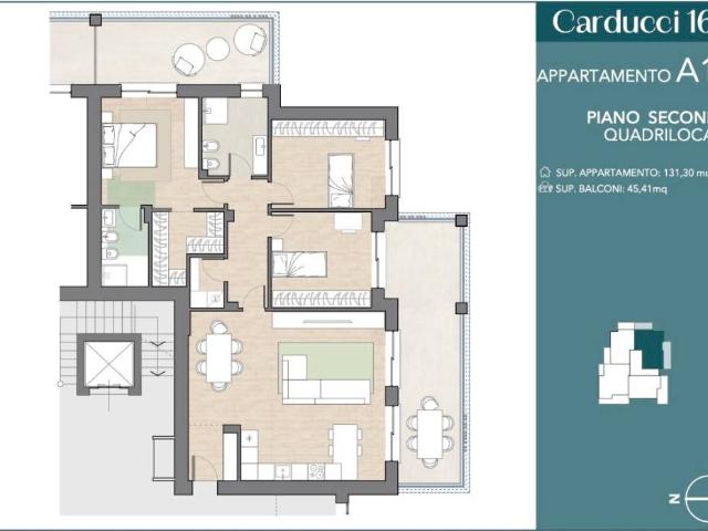 Appartamento in vendita a Crivella, Vimodrone