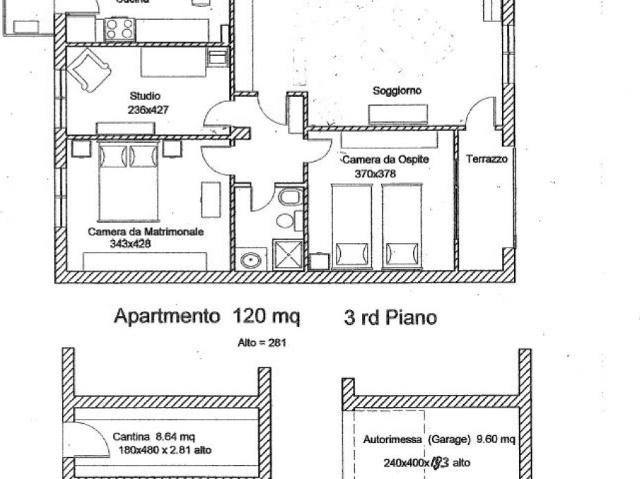 Appartamento in vendita a Olarigo, Vittorio Veneto