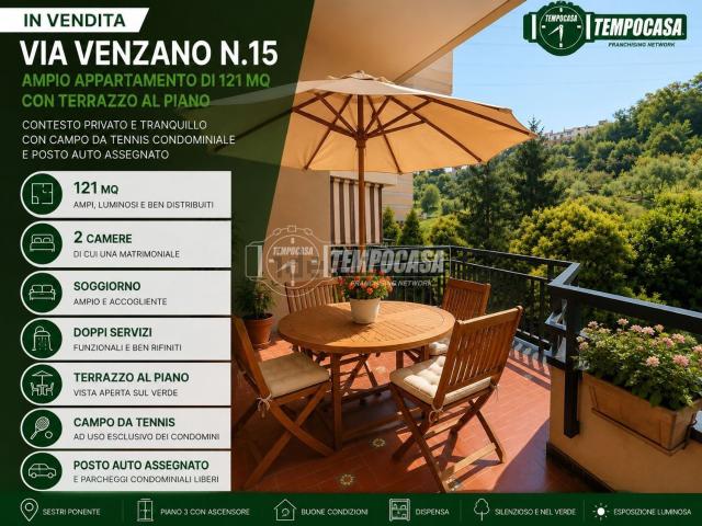 Appartamento in vendita a Medio Ponente, Serra Riccò