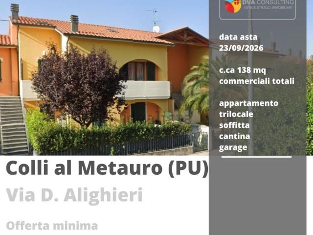 Appartamento in vendita a Colli al Metauro, Marche
