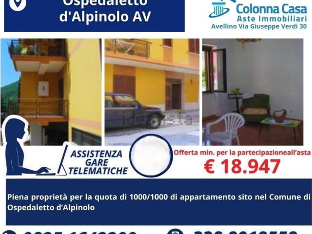 Appartamento in vendita a Ospedaletto d'Alpinolo, Avellino
