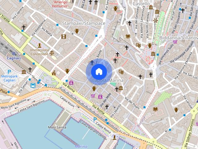 Appartamento in affitto a Lapola/Marina, Cagliari