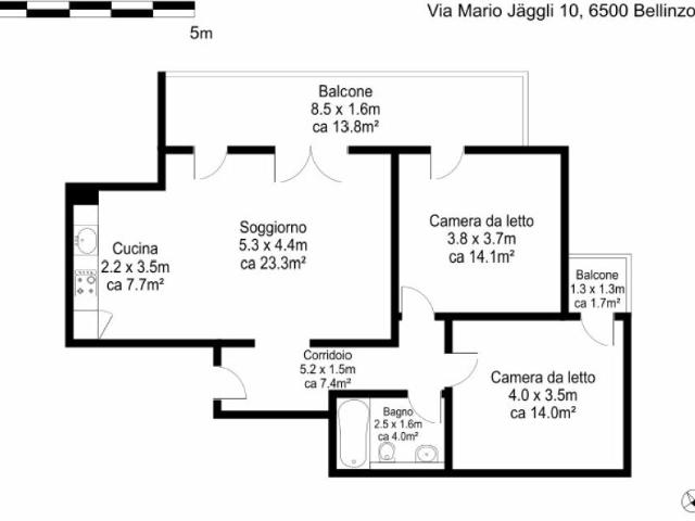 Wohnung mieten in Bellinzona, Tessin