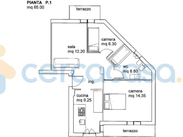 Appartamento in affitto a Unione di comuni Montana Lunigiana, Licciana Nardi