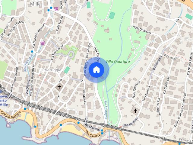 Appartamento in affitto a Quarto dei Mille, Genova