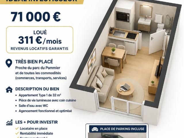 Appartement vente à Les Essarts, Bron