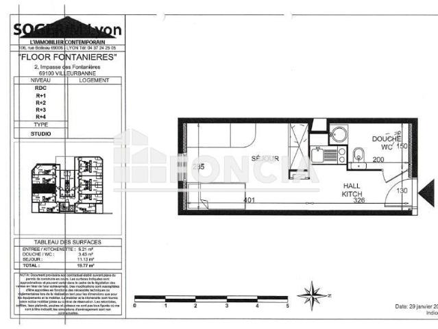 Appartement vente à Lyon, Métropole de Lyon