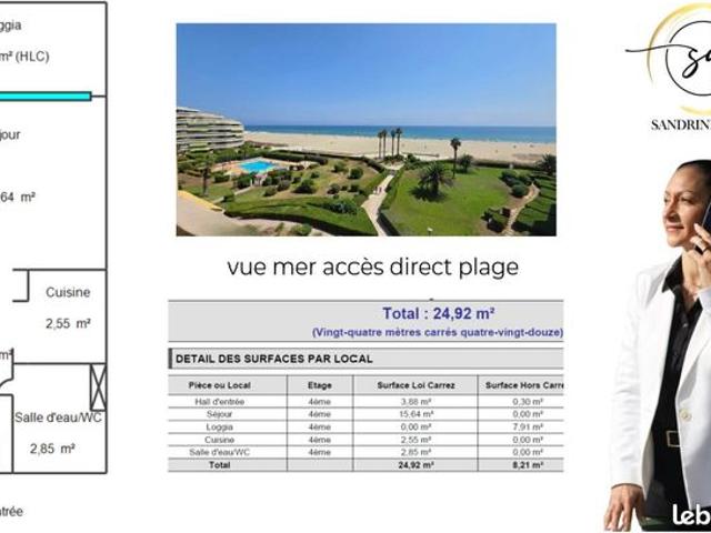 Appartement vente à Perpignan, Canet-en-roussillon