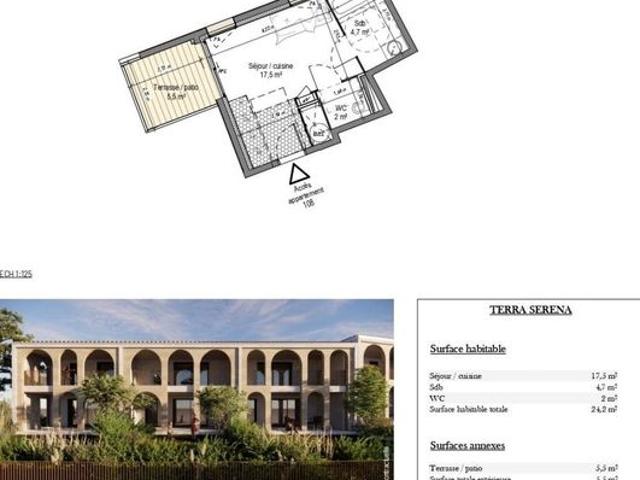 Appartement vente à Nîmes, Nages-et-solorgues