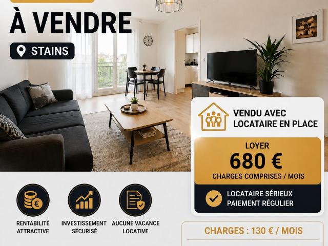 Appartement vente à Stains, Seine-Saint-Denis