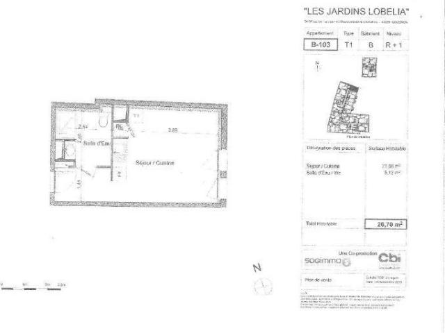 Appartement location à Couëron, La Chabossière