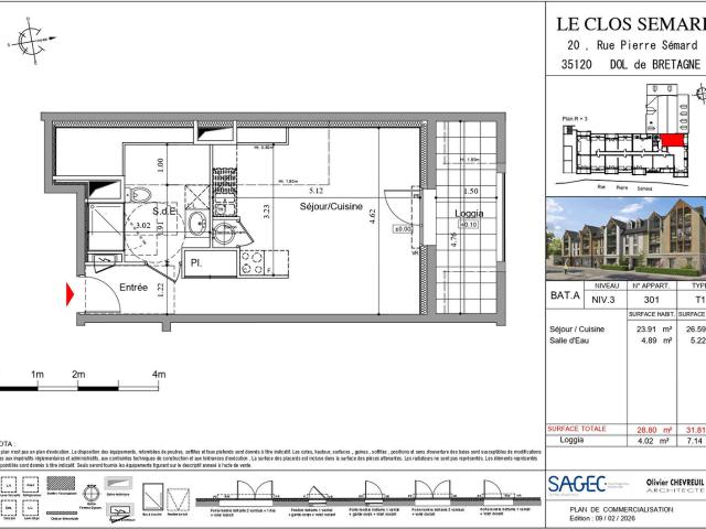 Appartement vente à Saint-Malo, Bretagne