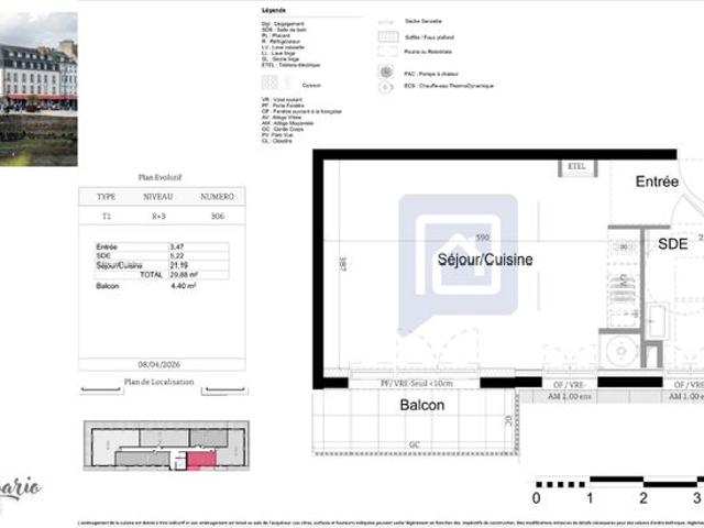Appartement vente à Quimper, Bretagne