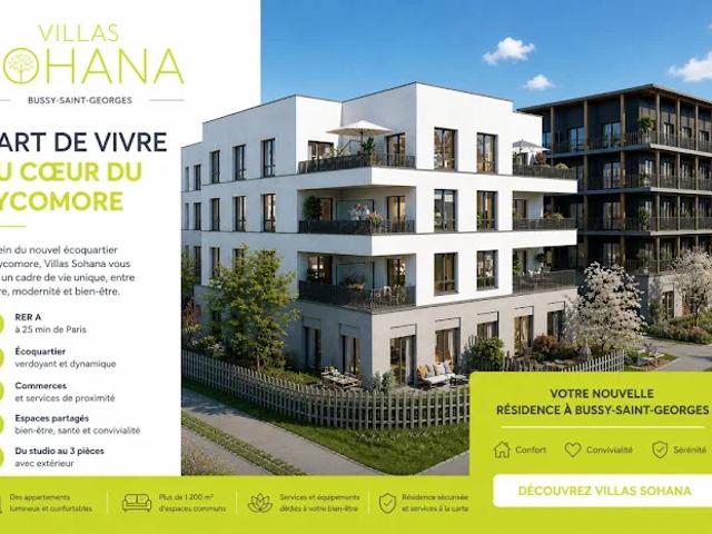 Appartement vente à Torcy, Bussy-saint-georges