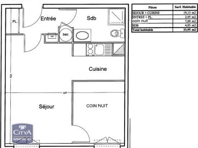 Appartement vente à Amiens, Longueau