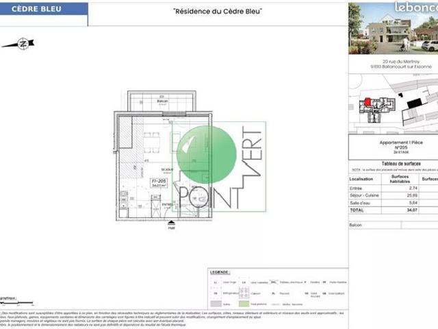Appartement vente à Ballancourt-sur-Essonne, Essonne