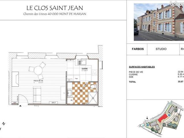 Appartement vente à Mont-de-Marsan, Mont-de-marsan