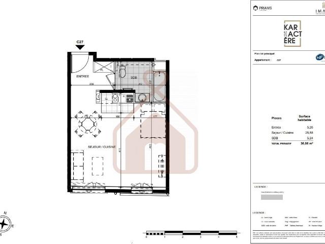 Appartement vente à La Mairie - Salengro, Le Kremlin-Bicêtre