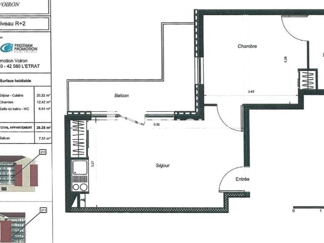 Appartement vente à Hameau du Garat, Voiron
