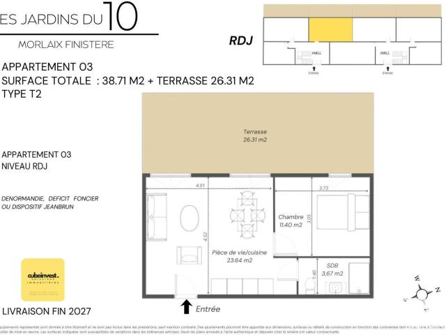 Appartement vente à Morlaix, Bretagne