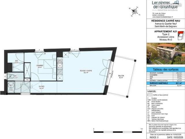 Appartement vente à Dax, Saint-martin-de-seignanx