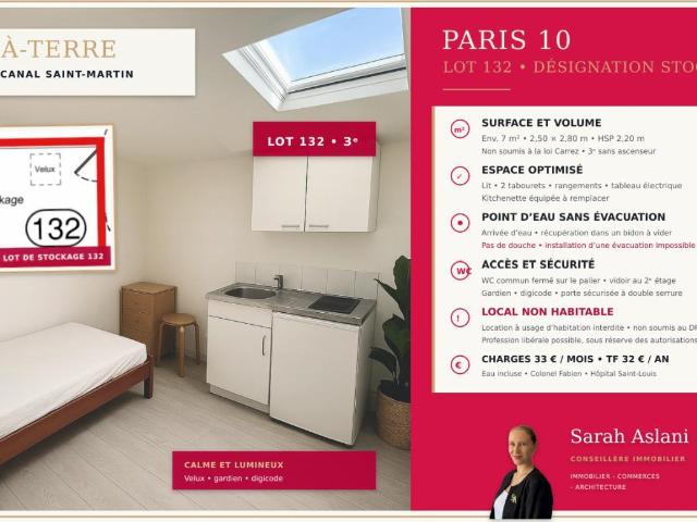 Appartement vente à Paris 10e Arrondissement, Paris