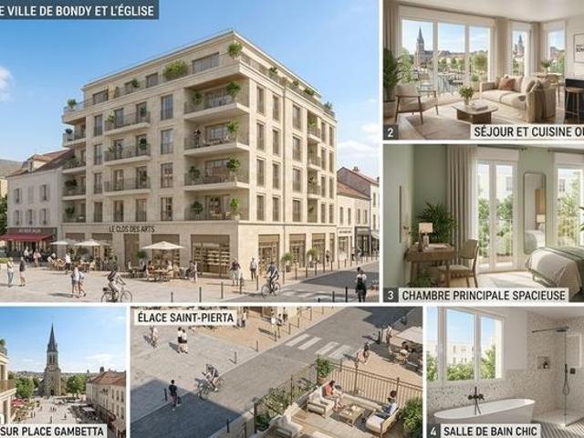 Appartement vente à Le Pré-Saint-Gervais, Seine-Saint-Denis