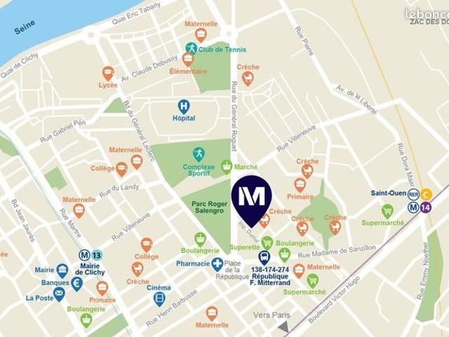 Appartement vente à Nanterre, Clichy