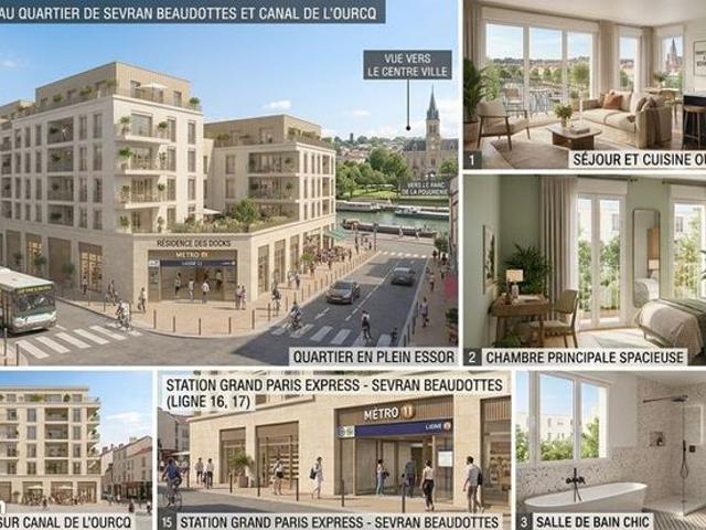 Appartement vente à Sevran, Seine-Saint-Denis
