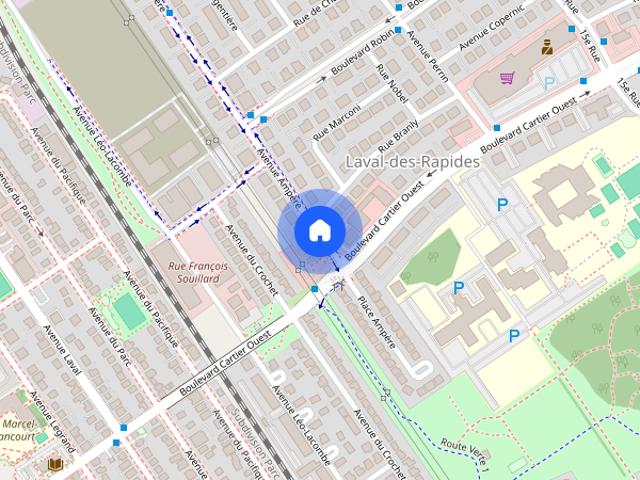 Apartment for rent in Laval-des-Rapides, Laval (région administrative)
