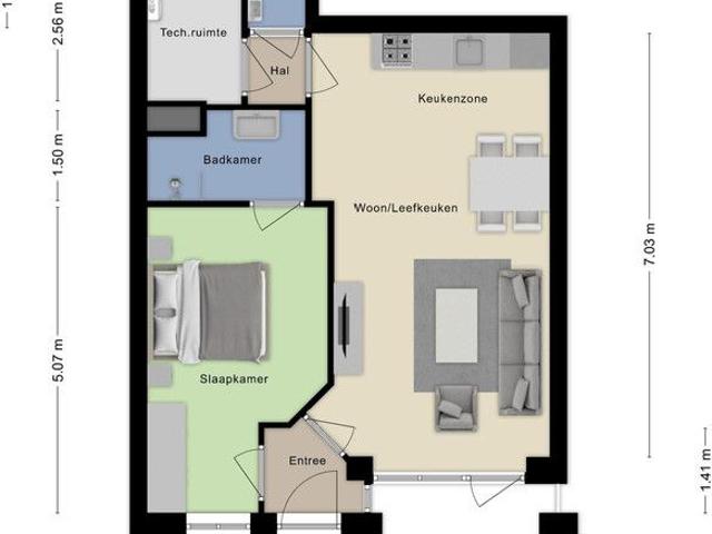 Appartement te huur in Aria, Zeeland