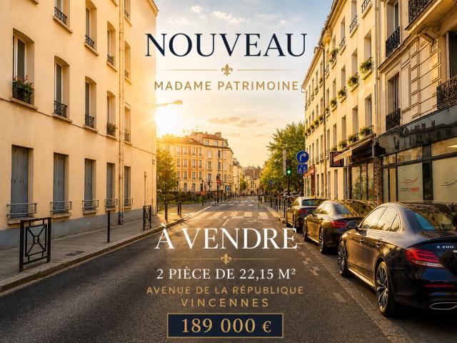 Appartement vente à République, Vincennes