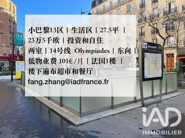 Appartement vente à Paris, Île-de-France